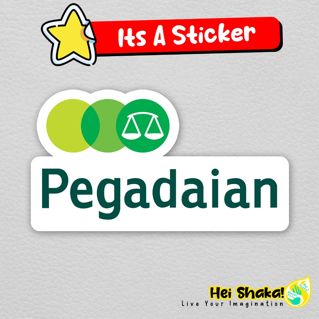 

Stiker Pegadaian Sticker Logo Perusahaan BUMN Bahan Vinyl Anti Air