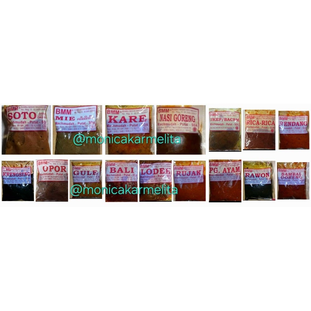

Bumbu instan BMM - Opor, Rawon, Rendang, Soto | Siap Pakai & Praktis | Machmudah SDA Halal