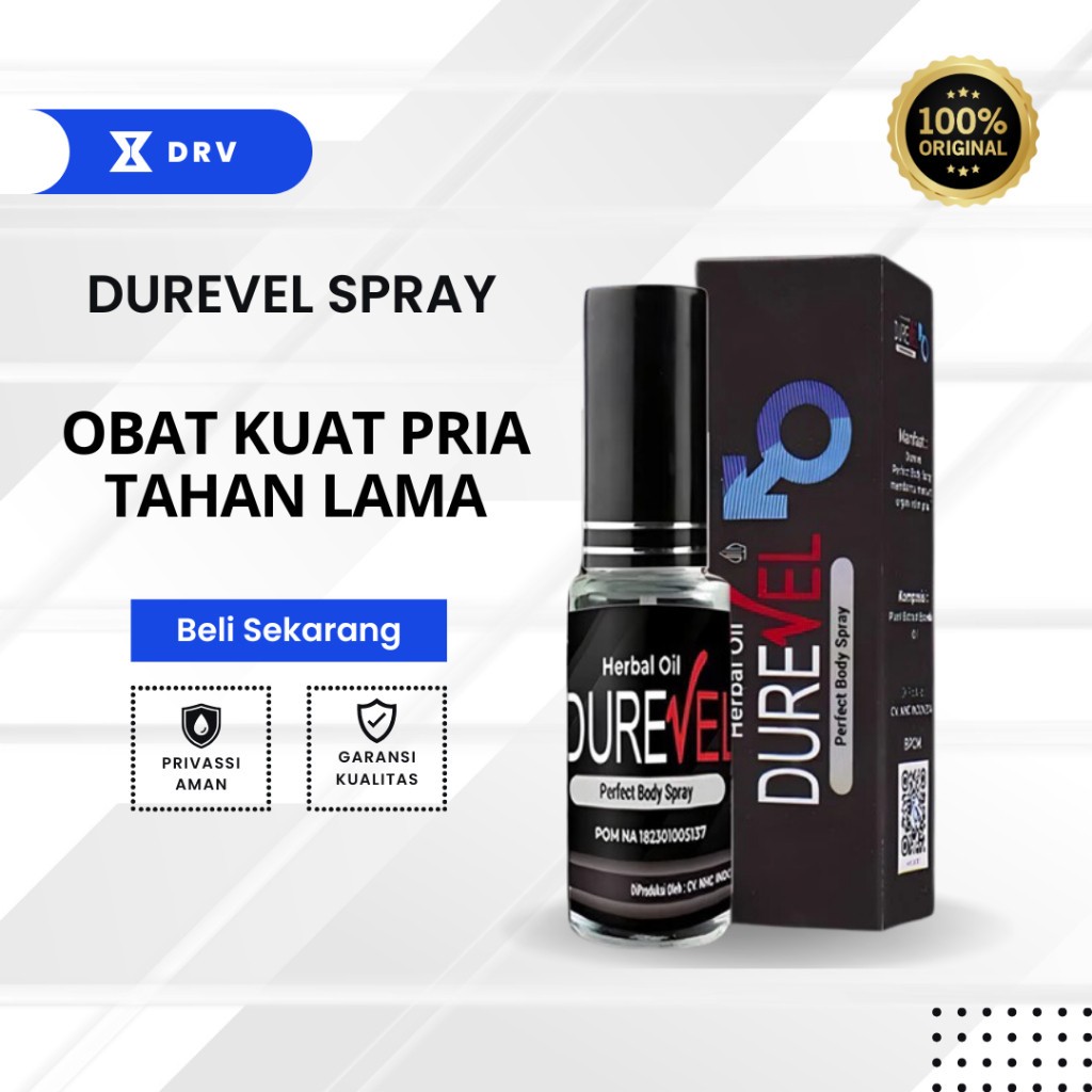 0bat Kuat Tahan Lama Oles DUREVEL SPRAY BPOM 0bat Herbal Kuat Pria Hajar Jahanam Original