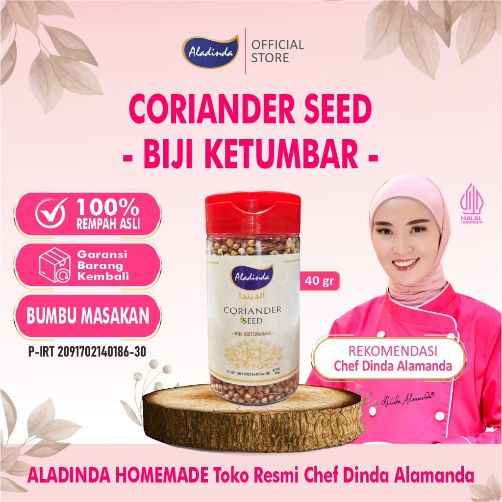 

ALADINDA CORIANDER SEED / BIJI KETUMBAR CHEF DINDA ALAMANDA