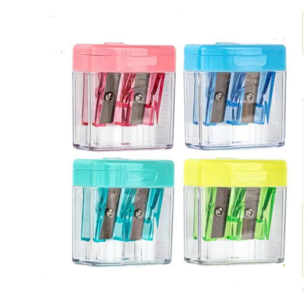 

Rautan Serutan Pensil 2 Lubang Pencil Sharpener DELI 0578 ( 2 Hole )