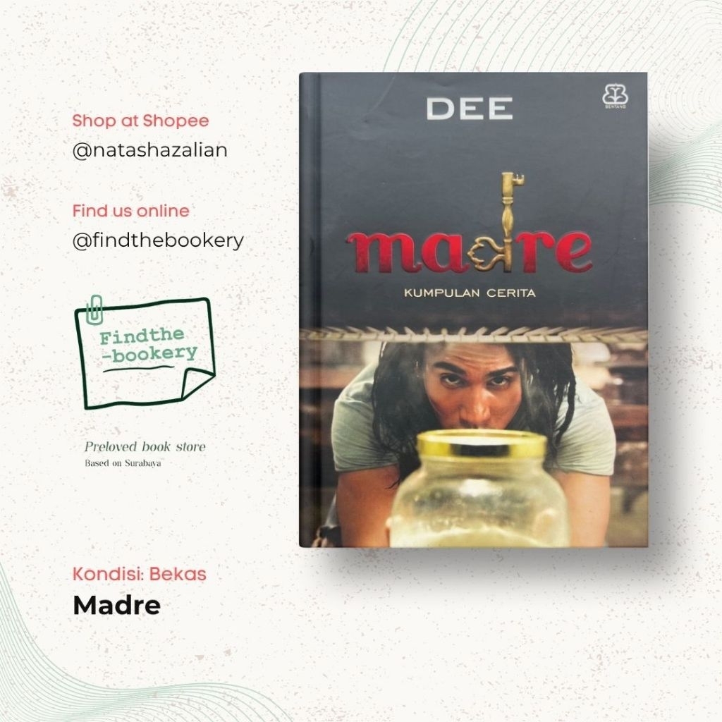 Novel Madre - Dee Lestari (Preloved)