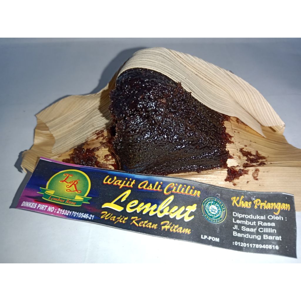 

Lembut Rasa Cemilan Manis Wajit Asli Cililin Ketan Hitam /500grm