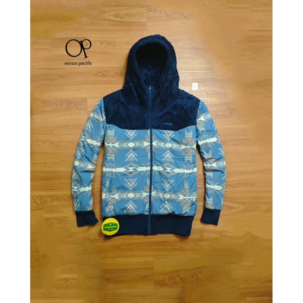 ocean Pacific Casual polar sherpa reversible jacket