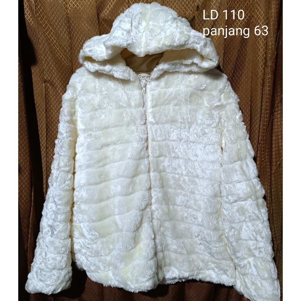 jaket bulu sherpa putih jaket winter bulu sherpa putih jaket musim dingin bulu sherpa jaket sherpa l