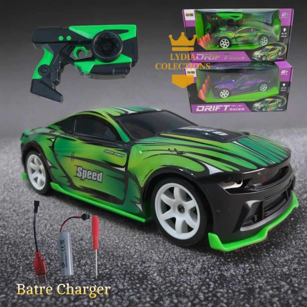 RC Drift Remote Control 4WD Led Light Balap Mobil Drift