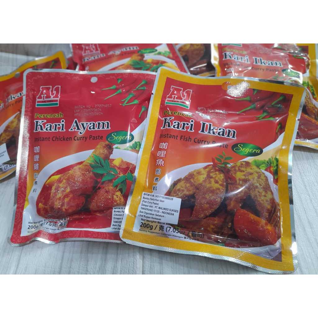 

A1 Instan Chicken/Fish Curry Sauce (Kari ayam Kari Ikan)