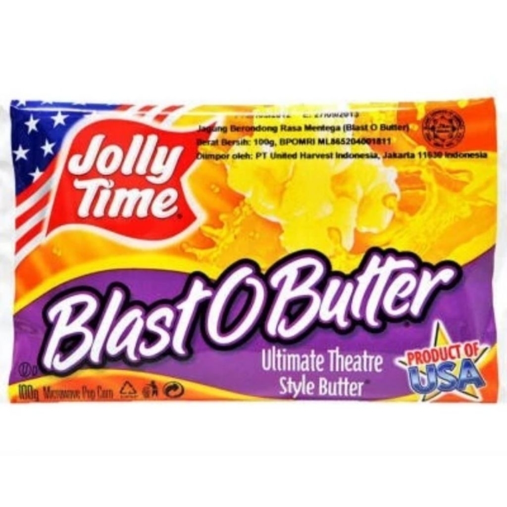 

Jolly Time Blast O Butter Ultimate Theatre Style Butter 100 gram
