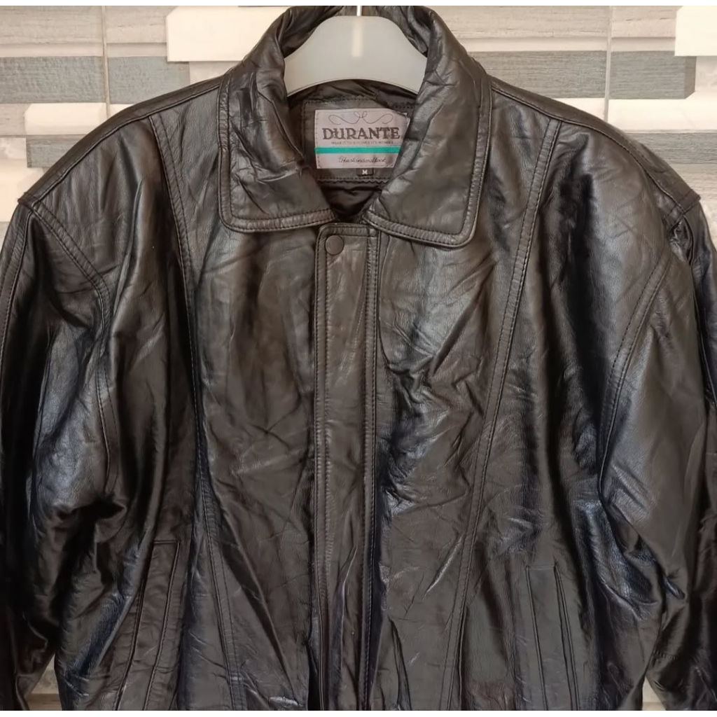 Dark Brown Leather Jacket (PRELOVED)