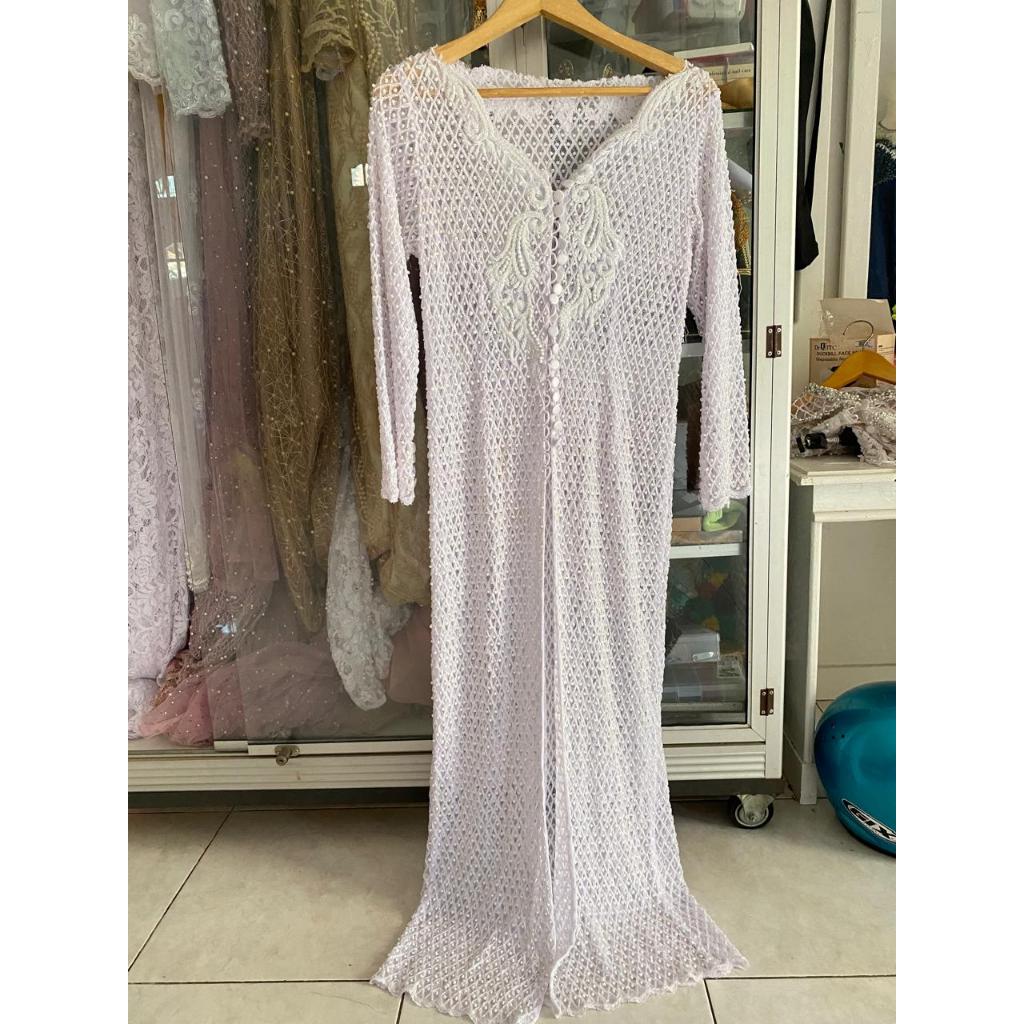 KEBAYA AKAD PRELOVED (Putih Semata Kaki)