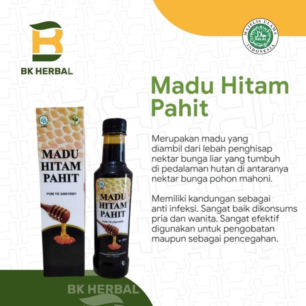 

Madu Hitam Pahit kharisma 500 gr