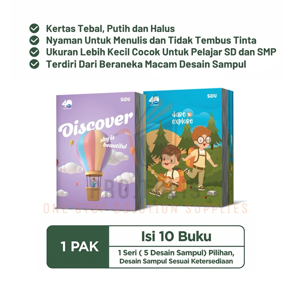 

Promo READY COD!!! Buku Tulis SIDU 58 LEMBAR (10 PCS)
