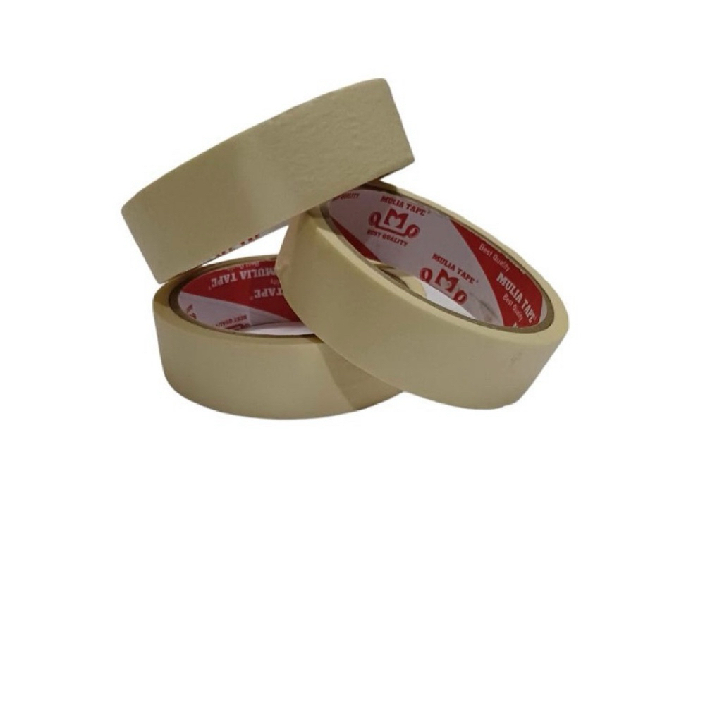 

LAKBAN KERTAS 24mm 1CM ROLL / LAKBAN PEREKAT SERBAGUNA