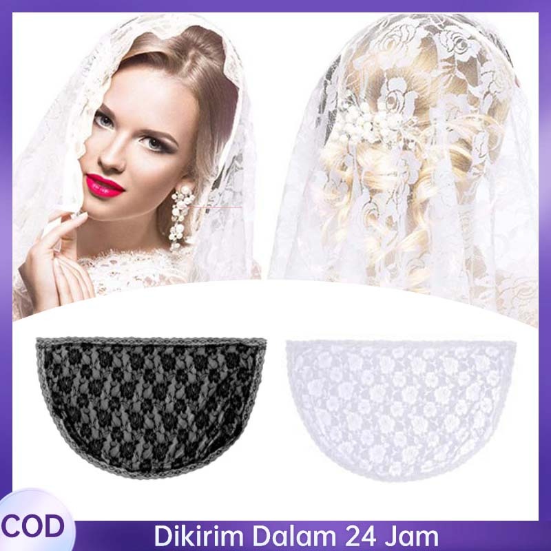 Kerudung Mantila Jilbab Kurung Kain Kepala Pengantin Kain Siraman Pengantin Anak Catholic Mass