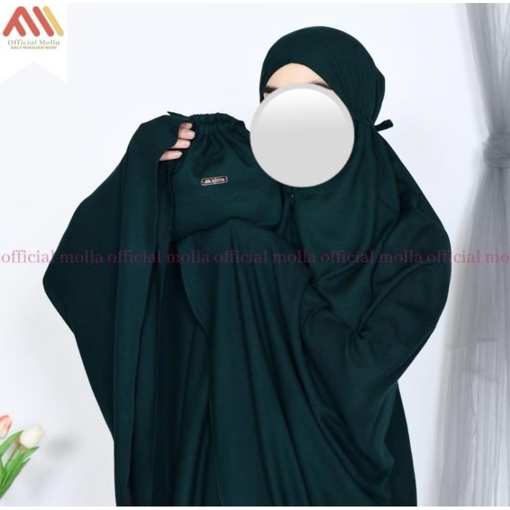 Mukena Dewasa Rayon Polos Premium / Mukena Rayon Jumbo Dewasa