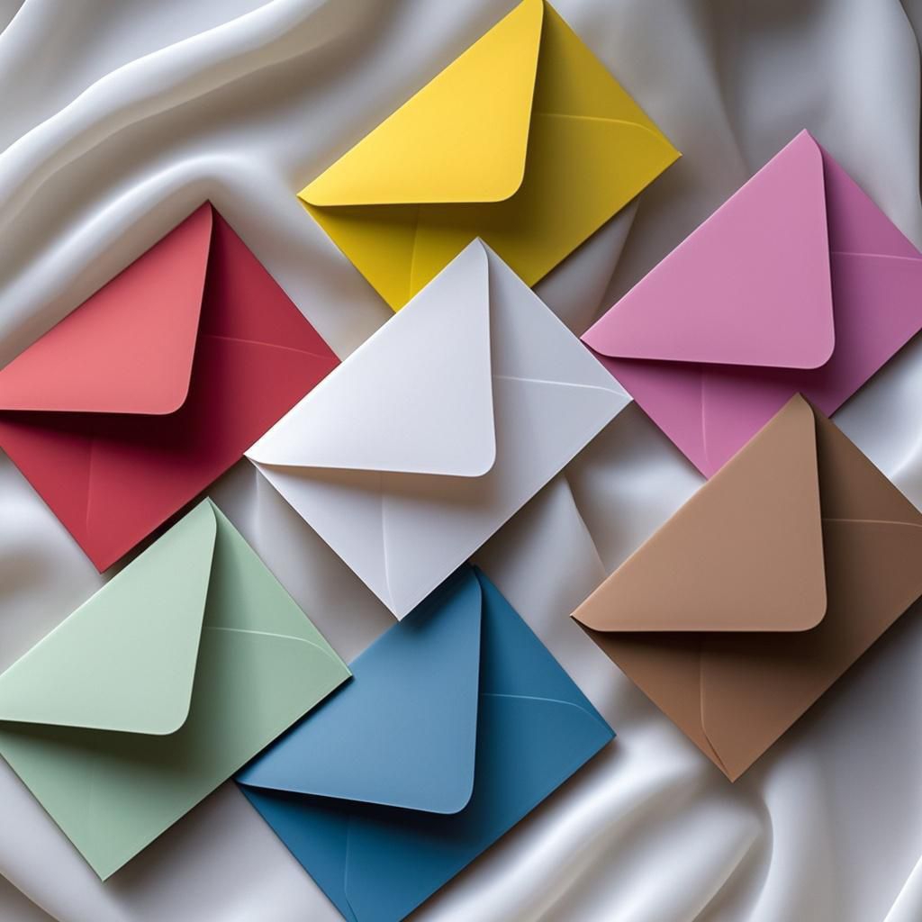 (Isi 50) Amplop Warna Aesthetic A5 A6 A7 A8 Coklat Merah Hijau Pink Putih Biru / Amplop Murah