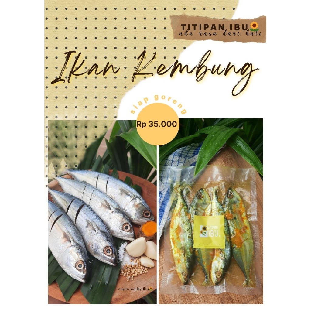 

Ikan Kembung Marinasi / Ikan Kembung siap goreng by TITIPAN IBU