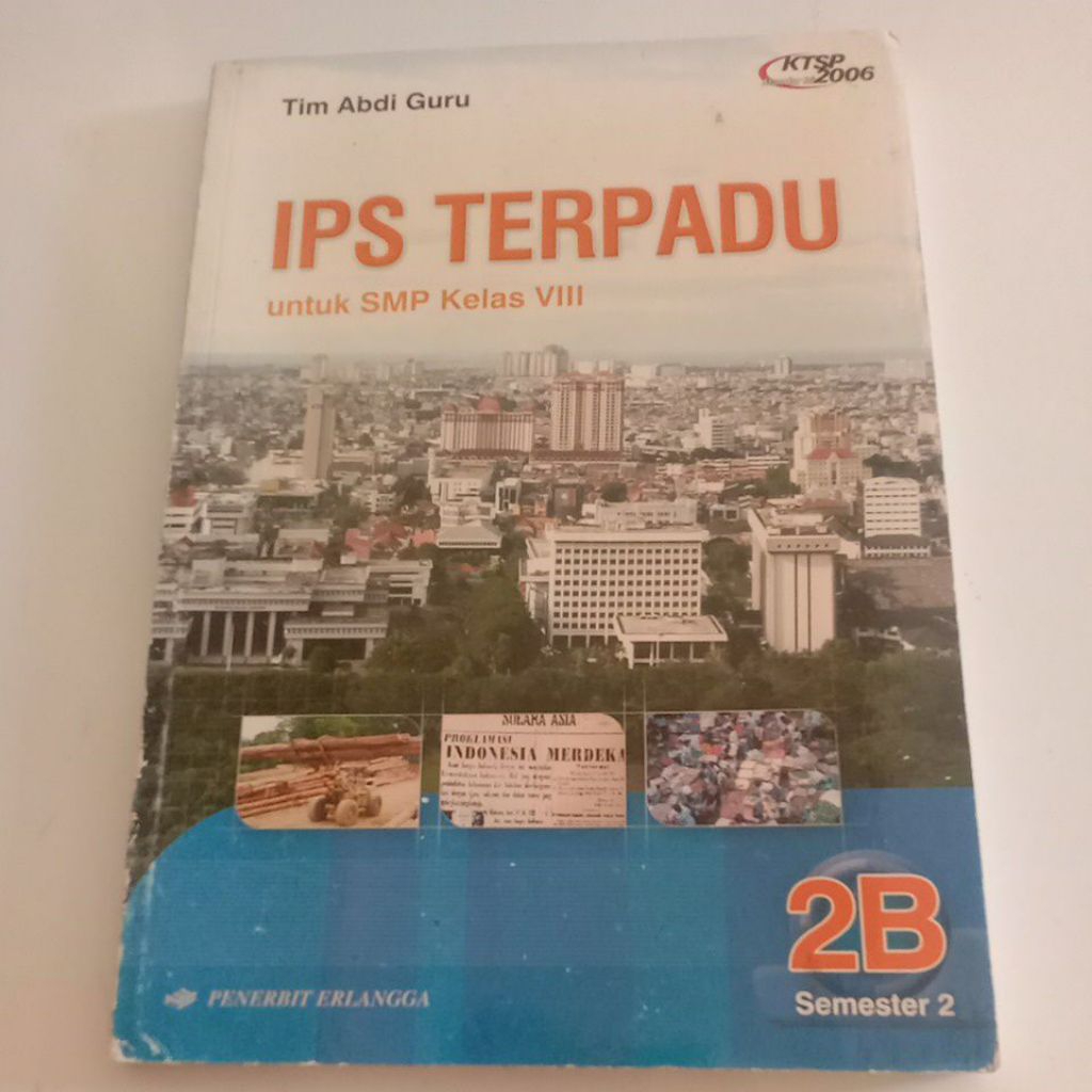 IPS Terpadu 2B Untuk SMP Kelas 8/VIII Semester 2 KTSP - Erlangga