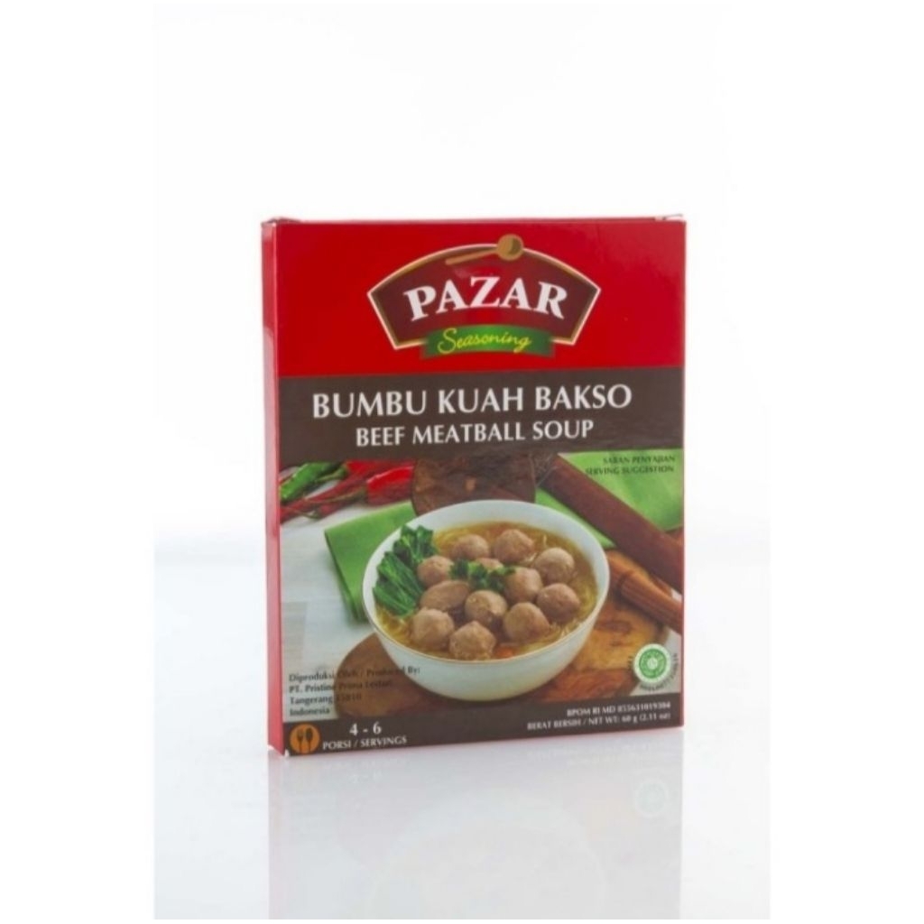 

Pazar Bumbu Kuah Bakso 60 gram