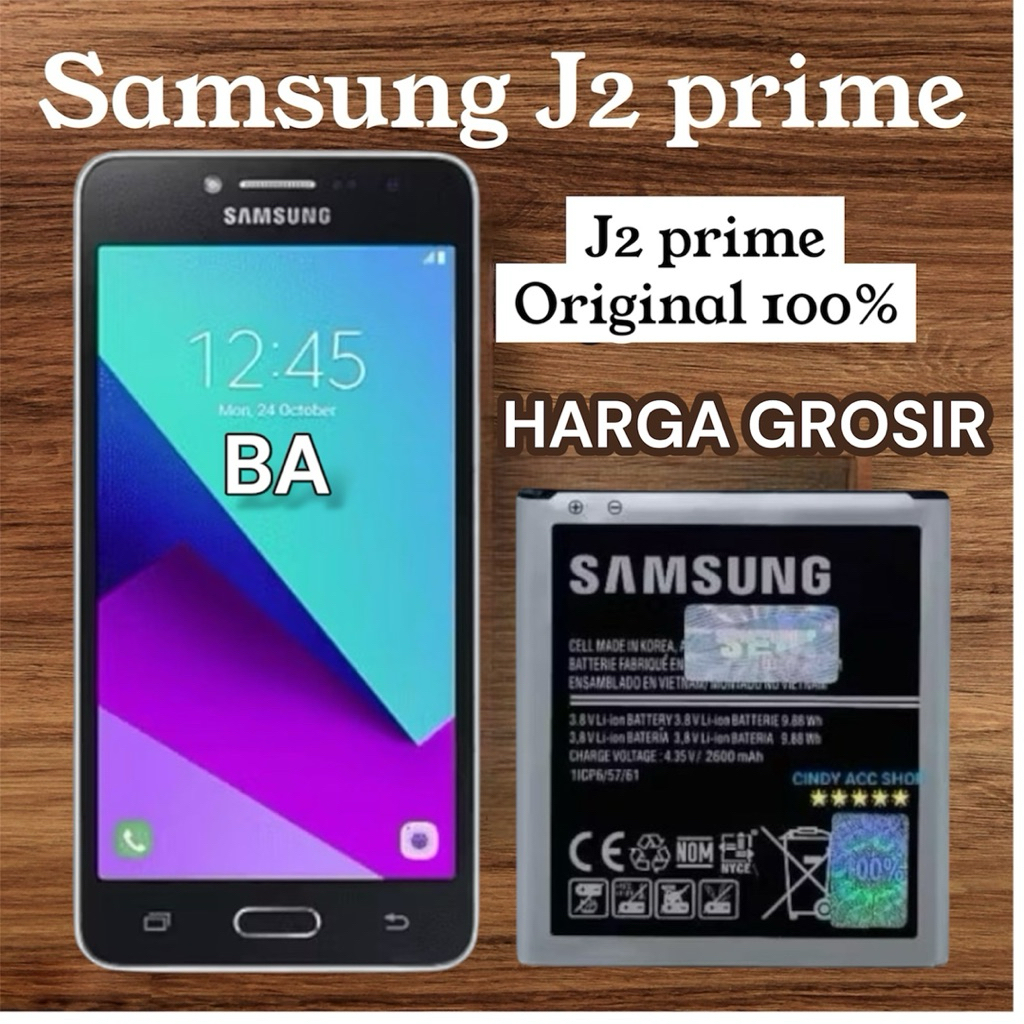 Baterai Samsung  J2 prime Original 100% G530 G532