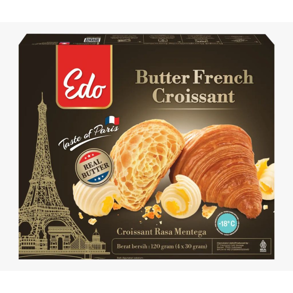 

Edo Butter French Croissant 120gr