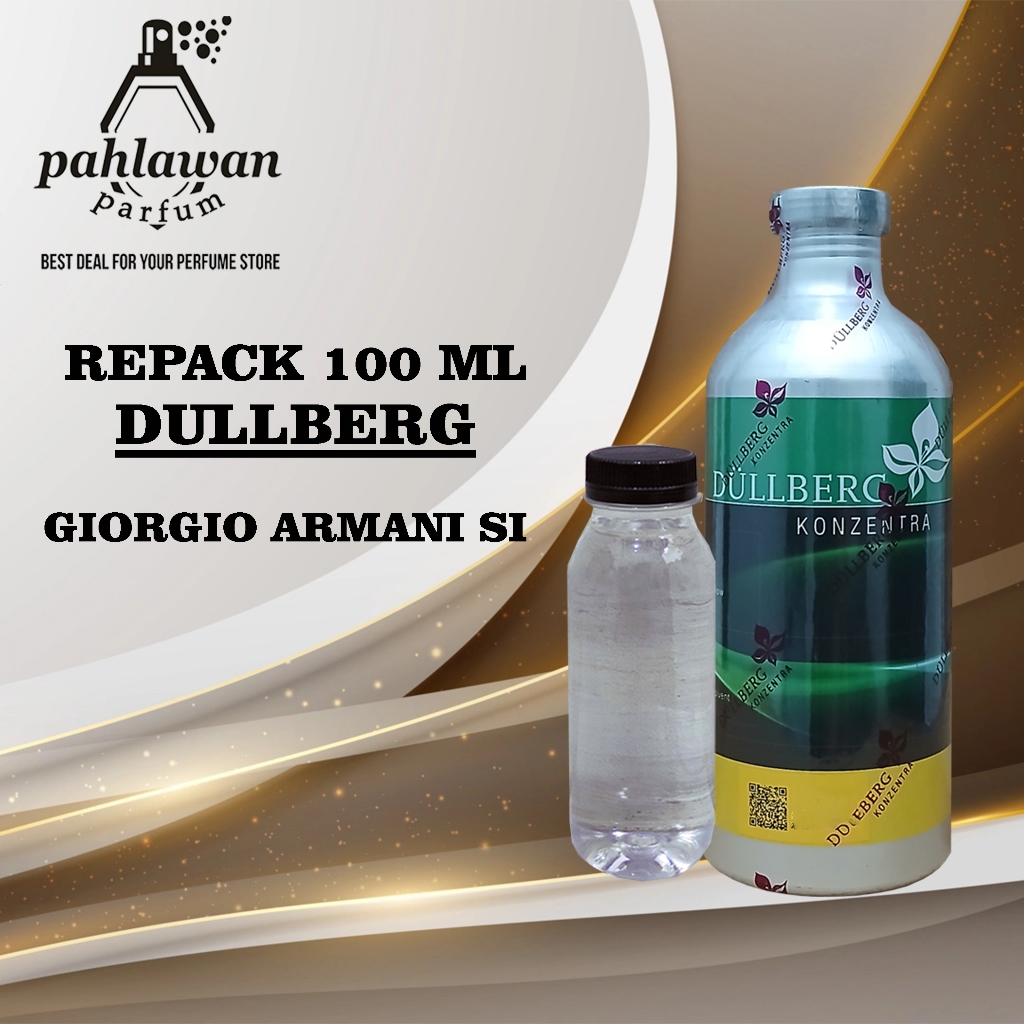 SISSI BY DULLBERG 100ML ( GIORGIO ARMANI SI ) MURNI BIBIT TIDAK  SEGEL