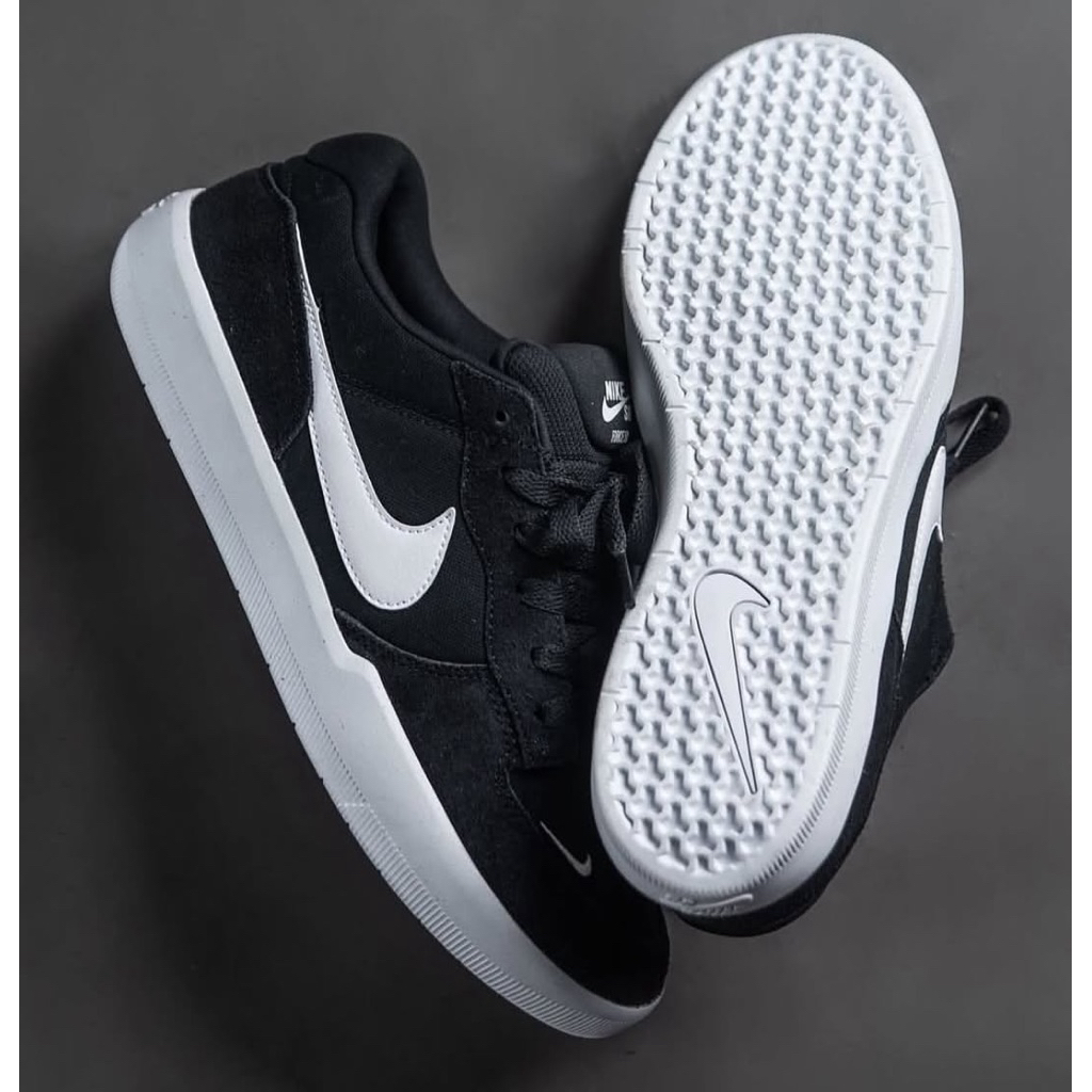 NEW Nike SB ‘FORCE 58 ‘ Suede PRO Black White