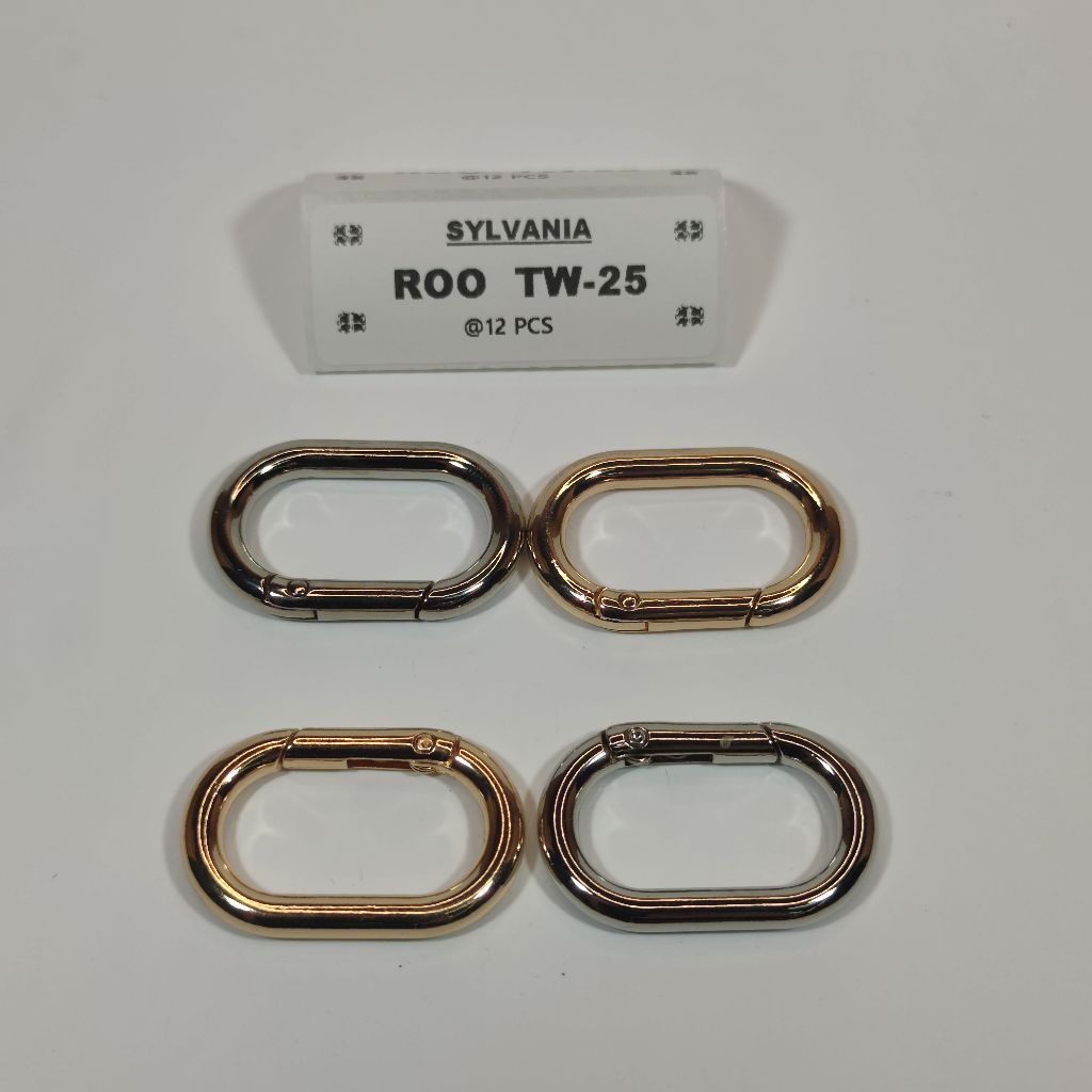 ROO TW 25 @12PCS RING OVAL BABET BUKA TUTUP UKURAN DALAM 28.5MM