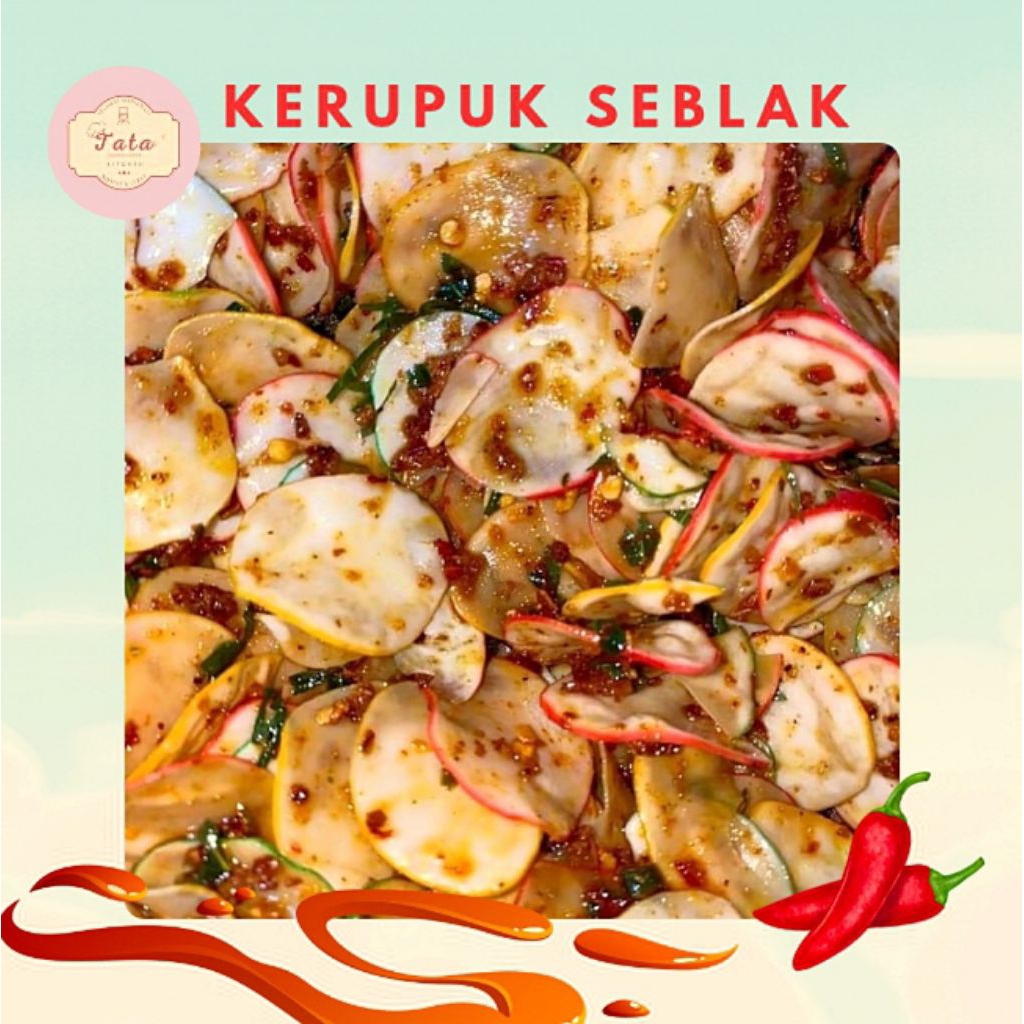 

Kerupuk Seblak Pedas Daun Jeruk 170 gram | Tata Kitchen