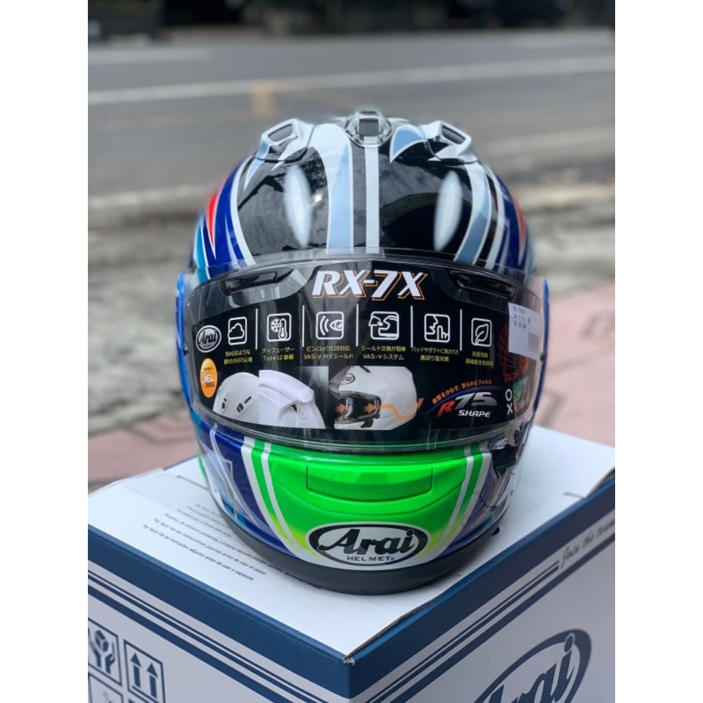 HELM ARAI RX-7X NAKANO GREEN 04