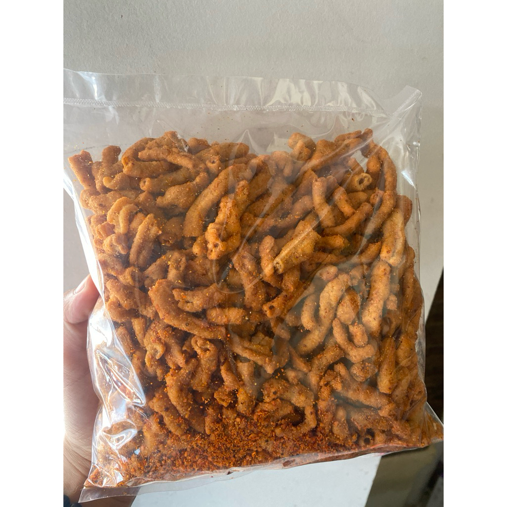 

Promo!!! Keripik Usus Ayam Crispy Pedas Daun Jeruk 1/2kg