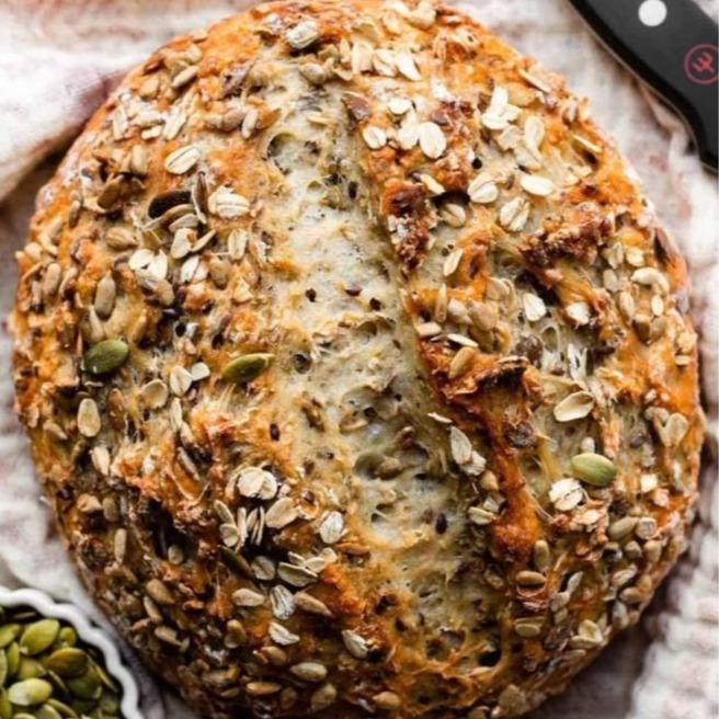

Nordic Sourdough Seeded Oat Bread 650 gr or 950 gr