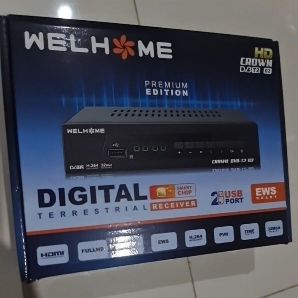 Set Top Box Welhome Set Top Box DVB T2 MSTAR 01 02 03 DVBT2