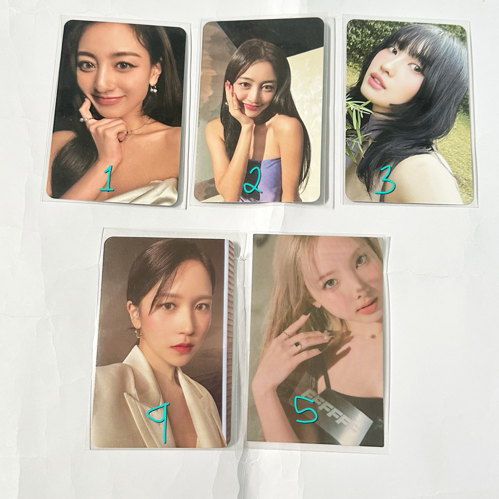 photocard TWICE official