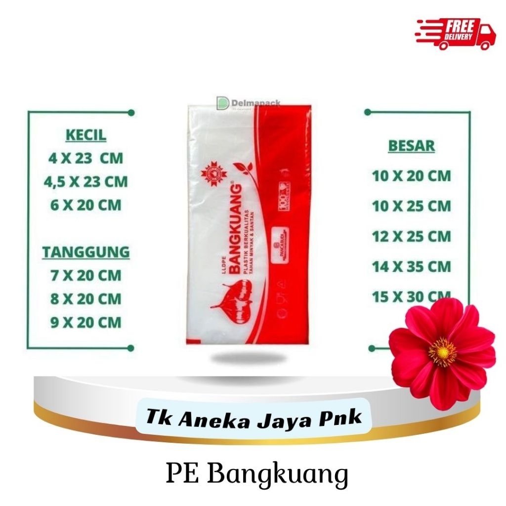 Plastik Es / Minyak / Air PE Bengkuang