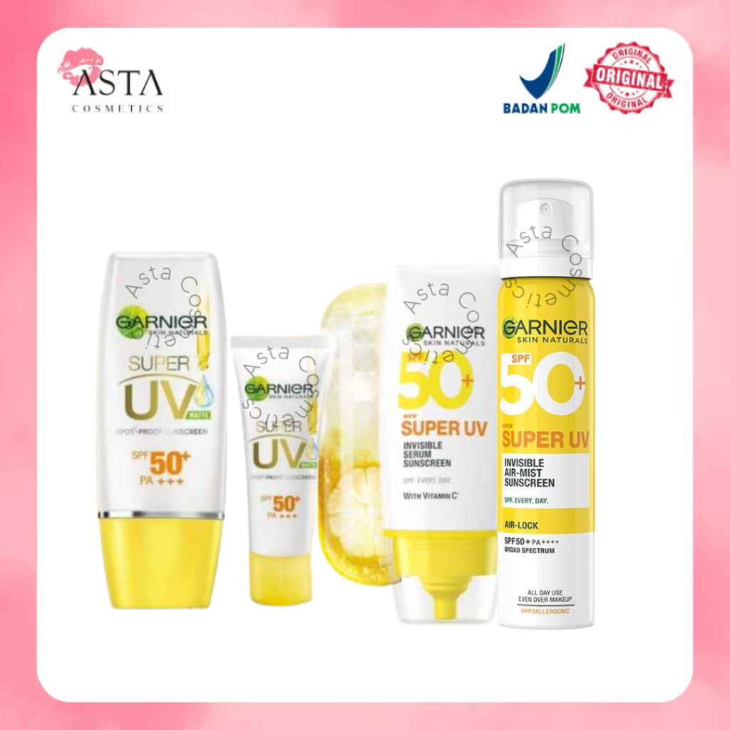 GARNIER Sunscreen Super UV Spot Proof Matte & Natural All Size