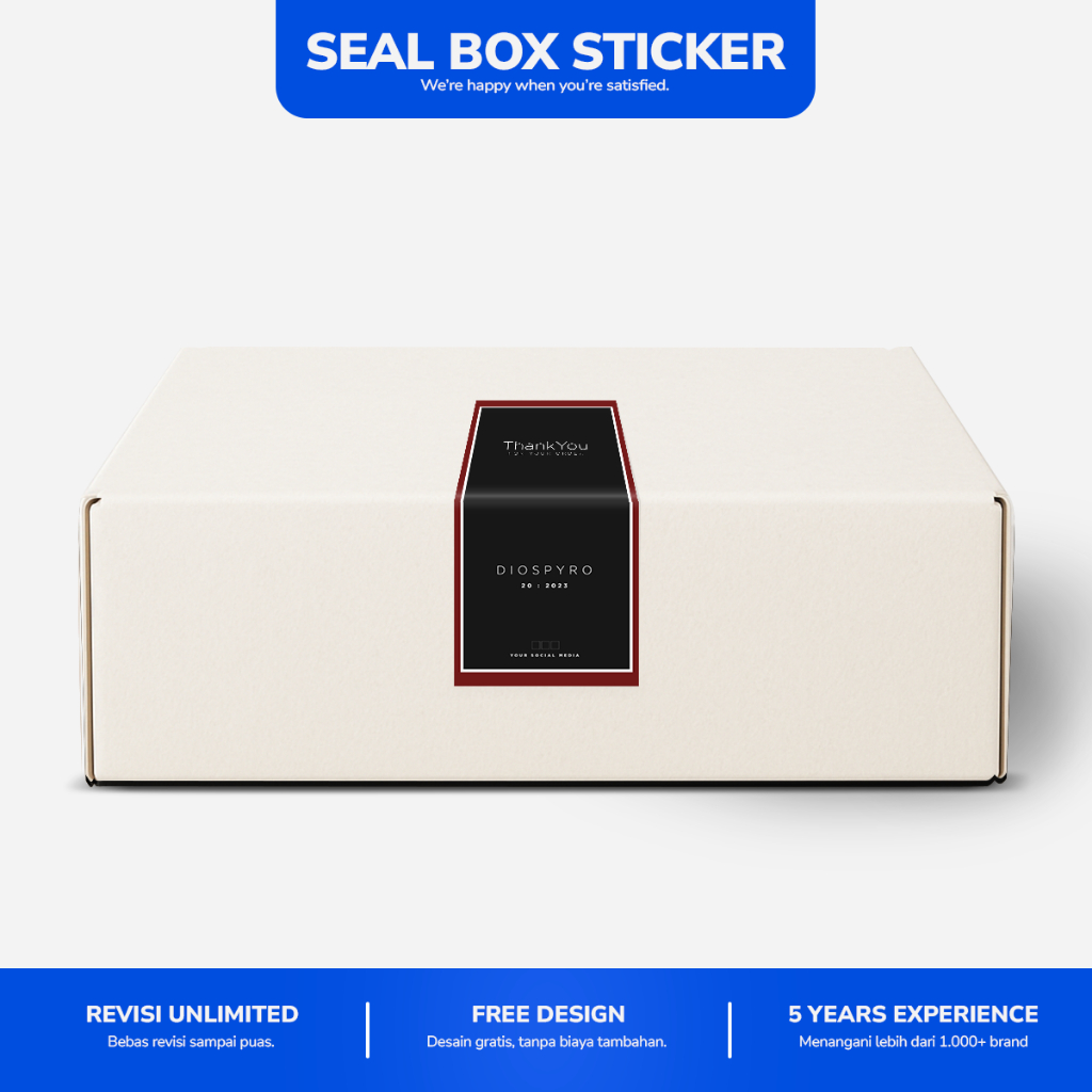 

Sticker Seal Box Custom FREE DESIGN | Stiker Segel Box Hampers Custom | Gratis Desain | Custom