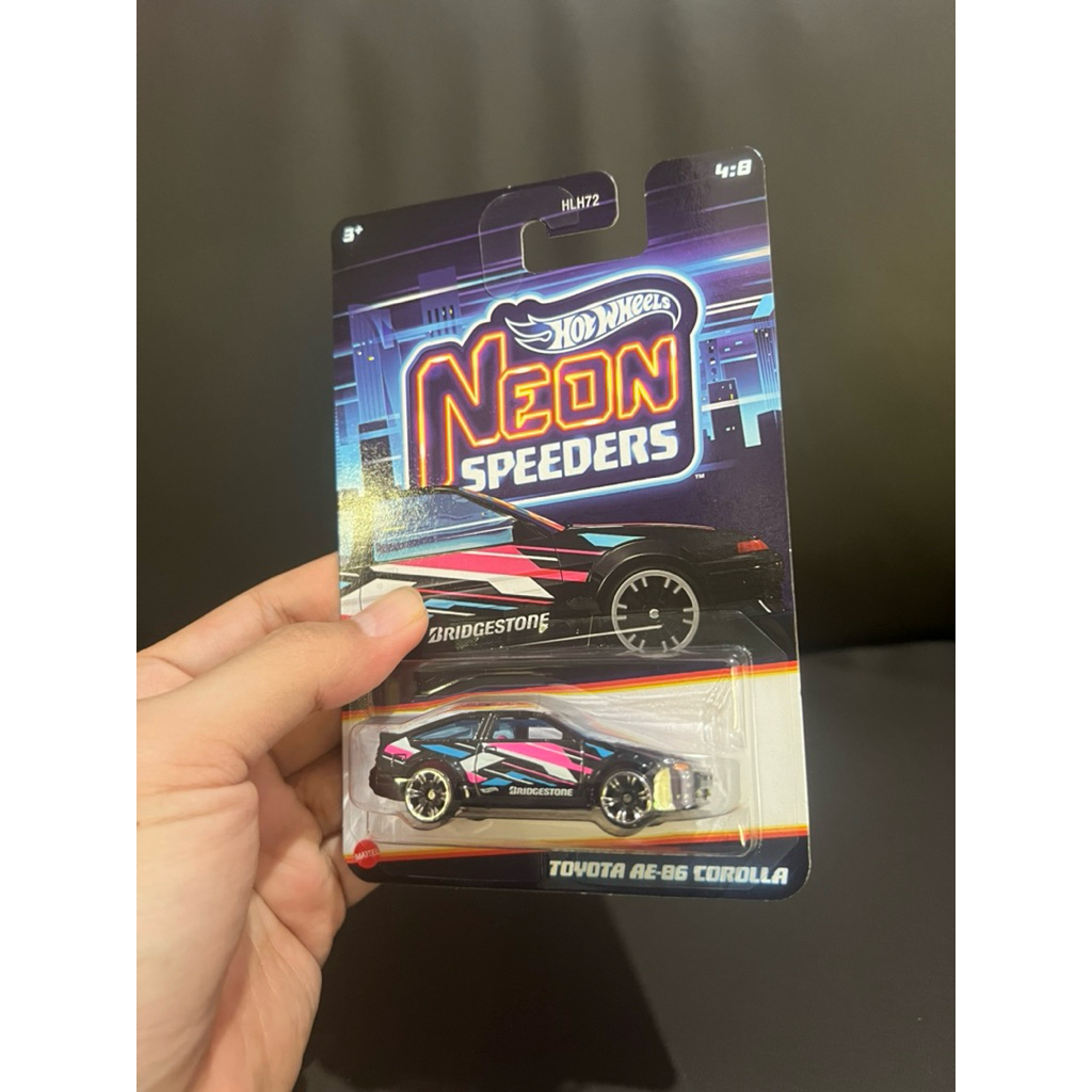 Hot Wheels Toyota AE-86 AE86 Corolla Neon Speeders 2025