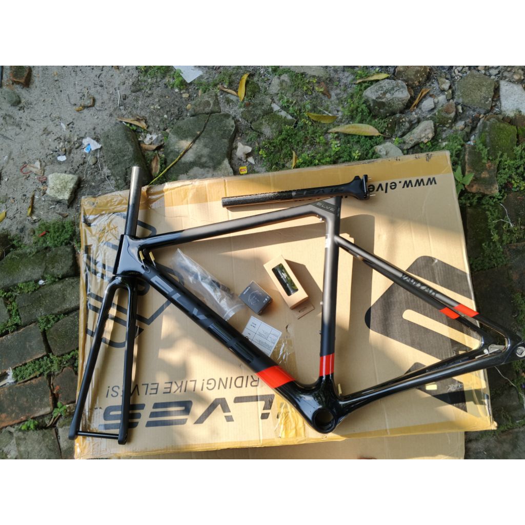 frameset roadbike Elves vanyar Disc Size 50 L (Baru)