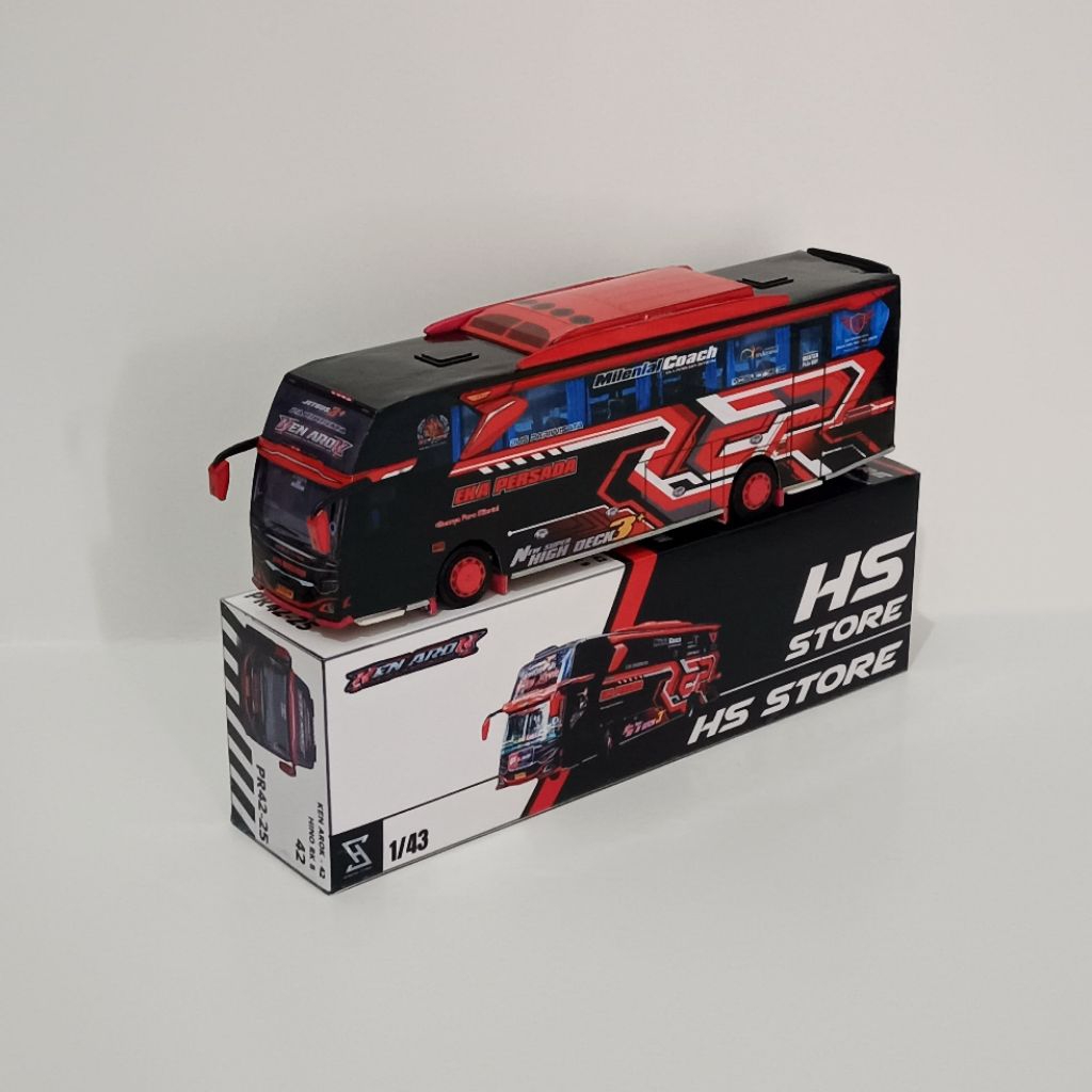 miniatur bus Eka persada ken arok