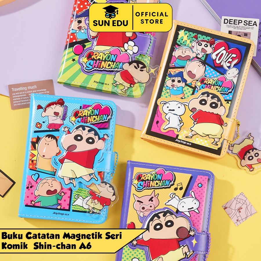 

Notebook Buku Catatan Harian Magnetik Kartun Shinchan / Buku Diary Sekolah Kantor Magnetik Motif Crayon Shinchan