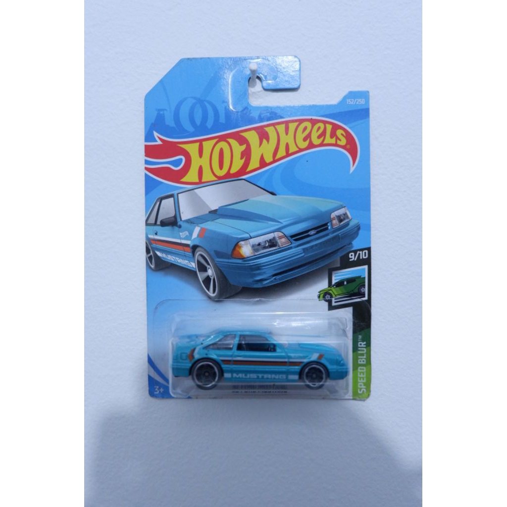 Hotwheels 92 Ford Mustang blue