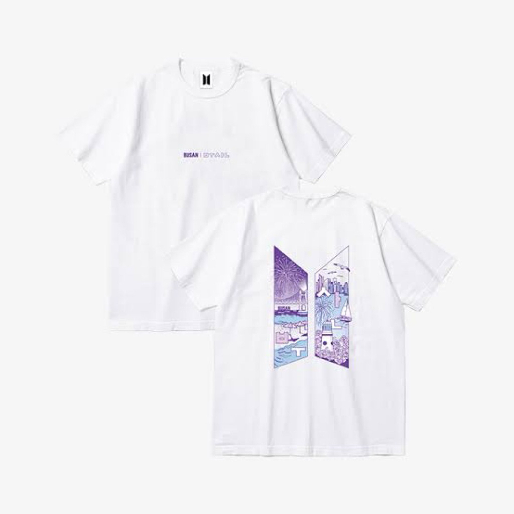 Tshirt Busan. Original BTS Yet To Come. Official Merchandise