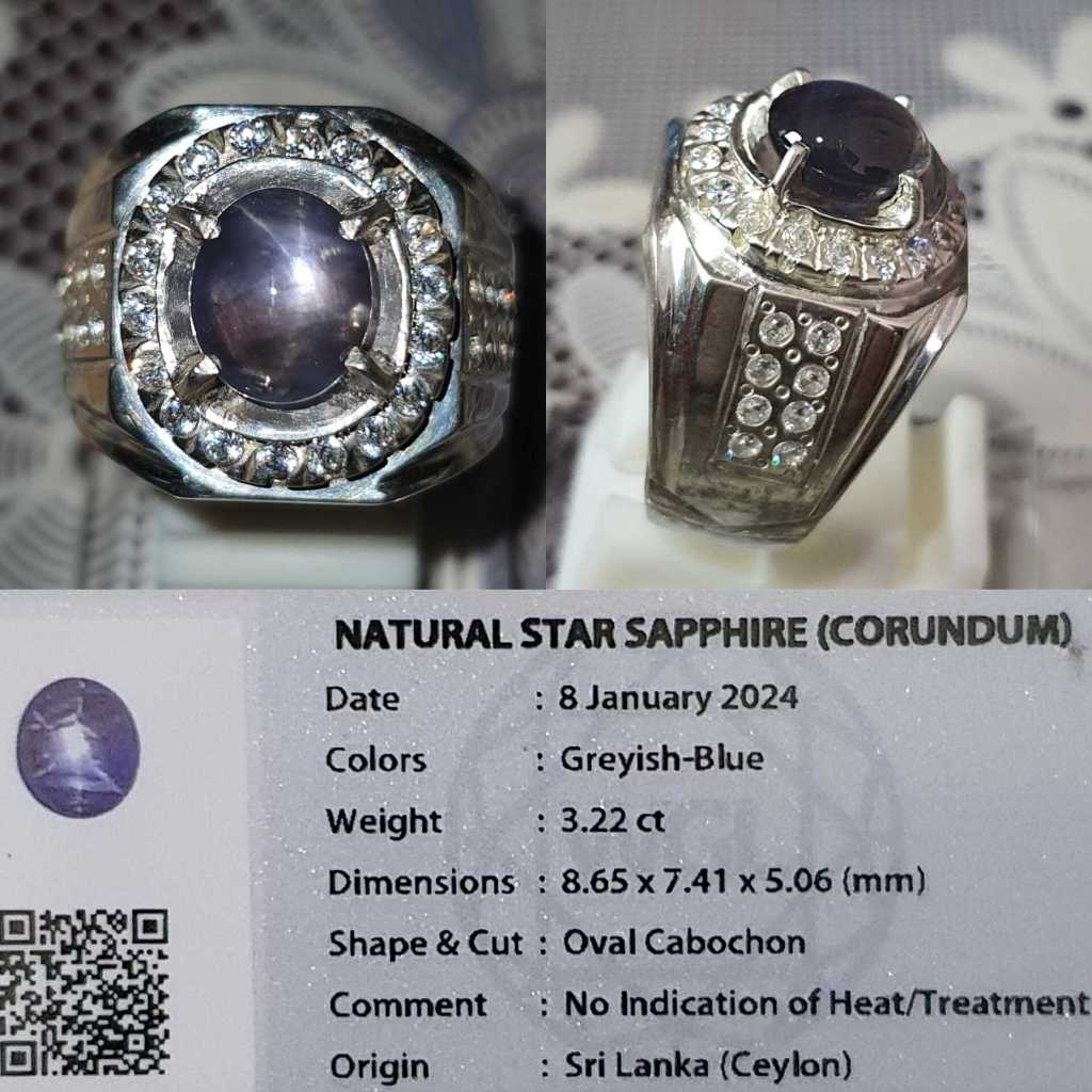 Natural Star Blue Sapphire