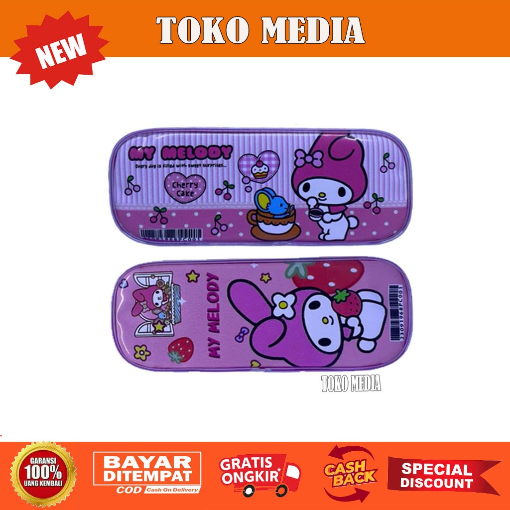 

Tempat Pensil Anak Bahan Mika Plastik My melody