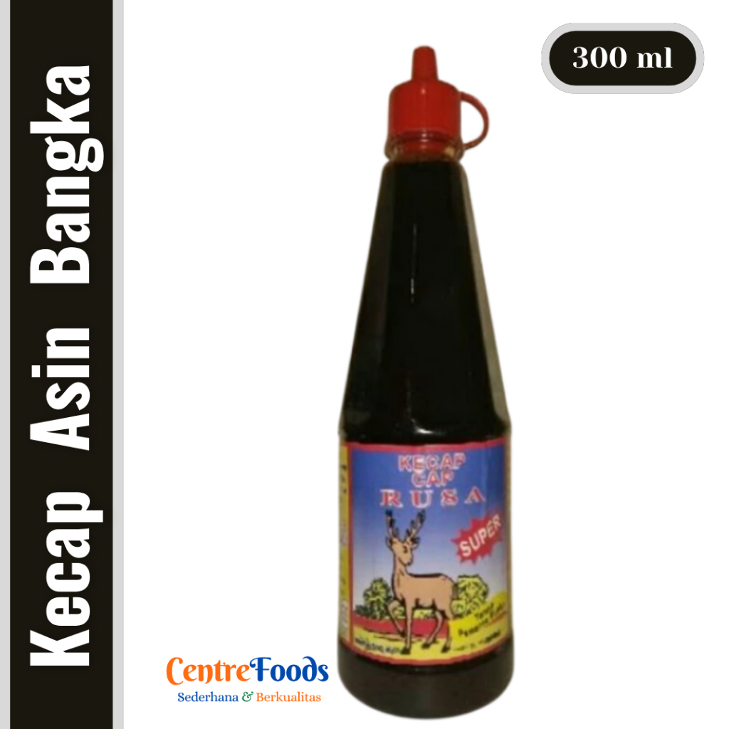 

Kecap Asin Bangka- Kecap Asin CAP RUSA | 300 ml [ Harga Per BTL ]
