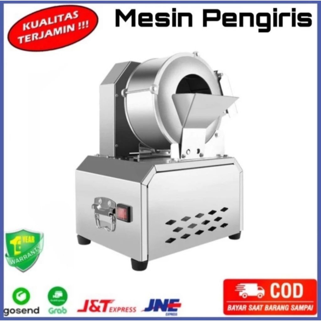 Alat pemotong kentang dengandaya listrik alat potong kentang2mm