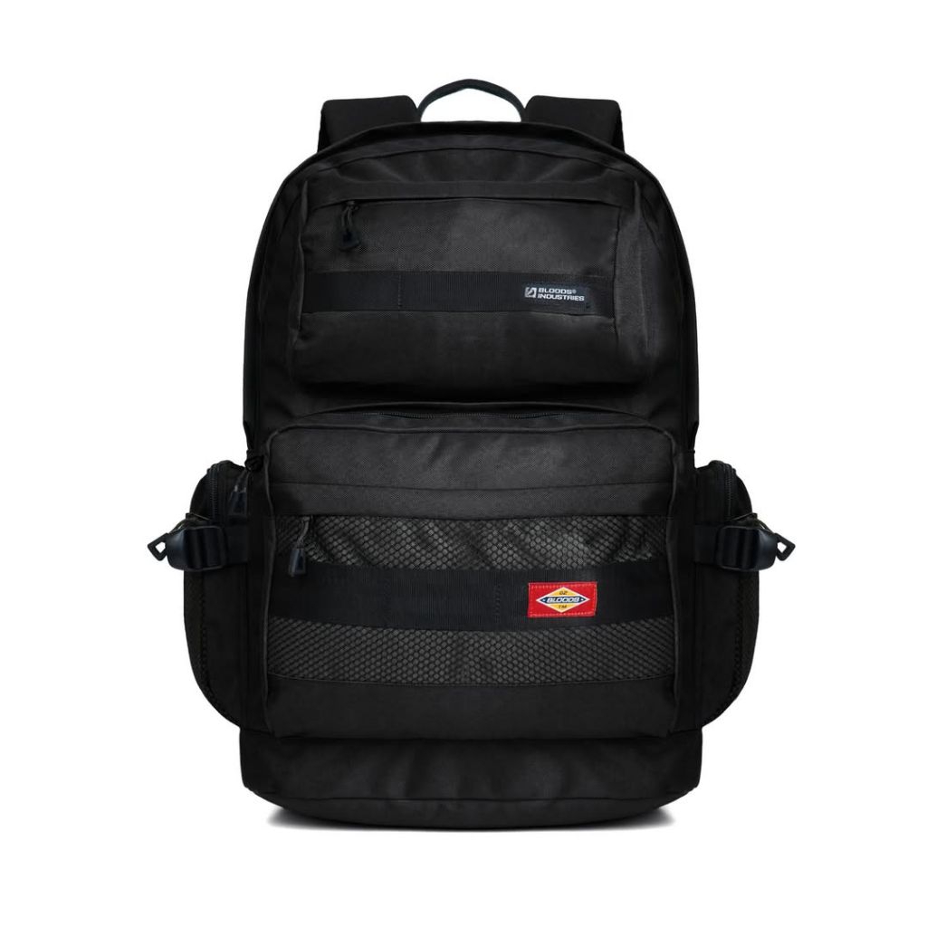 TAS RANSEL LAPTOP BLOODS CASON BLACK ORIGINAL.