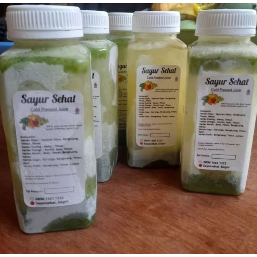 

Cold pressed juice Sayur Hijau kombinasi Nanas 200ml