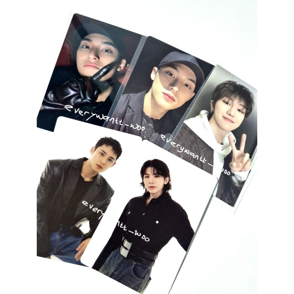 WTS Photocard Mingyu Seventeen (Mingyu LD PWS 17Right here, Mingyu LD Weverse 17 Right here, The8 ou